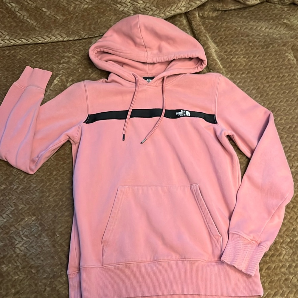 The North Face mauve/pink hoodie